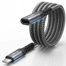jsaux-adapter-usb-c-meski-na-usb-c-zenski-100w-5a-2m-model-cd0015