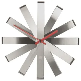 umbra-zegar-scienny-ribbon-srebrny