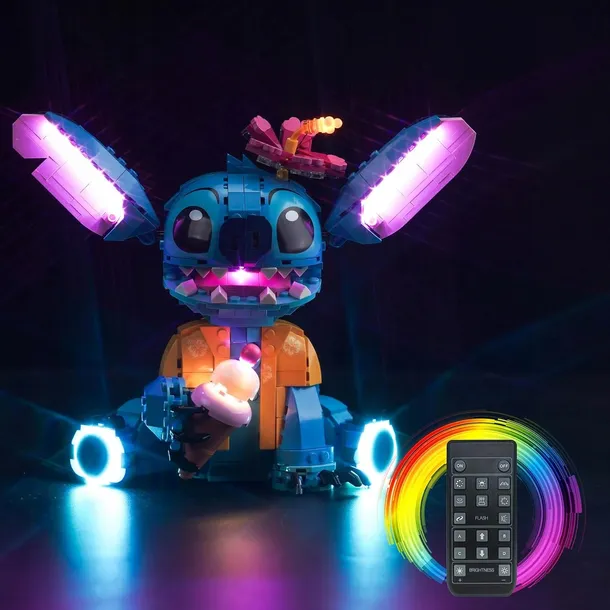 Oświetlenie LED Lego Stitch 43249 Zestaw Światełek do klocków