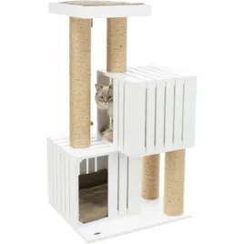drapak-stojacy-z-budka-wysoki-legowisko-jaskinia-kot-trixie-be-nordic-114cm