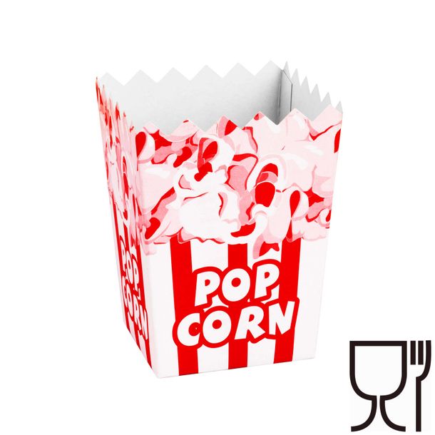 Фото - Харчовий контейнер Popcorn Hour ﻿Pudełko kartonik na PopCorn 7x11.5x9cm MAŁY 0.5L 100szt. 