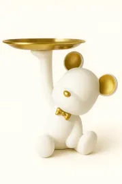 bialy-mis-z-taca-dla-chlopca-i-dziewczynki-na-cukierki-monety-drobiazgi