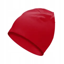 czapka-beanie-dwuwarstwowa-bawelna-wiosna-kolory-czerwona