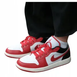 buty-damskie-air-jordan-1-low-biale-czerwone-czarne-skorzane-oryginal-r-40
