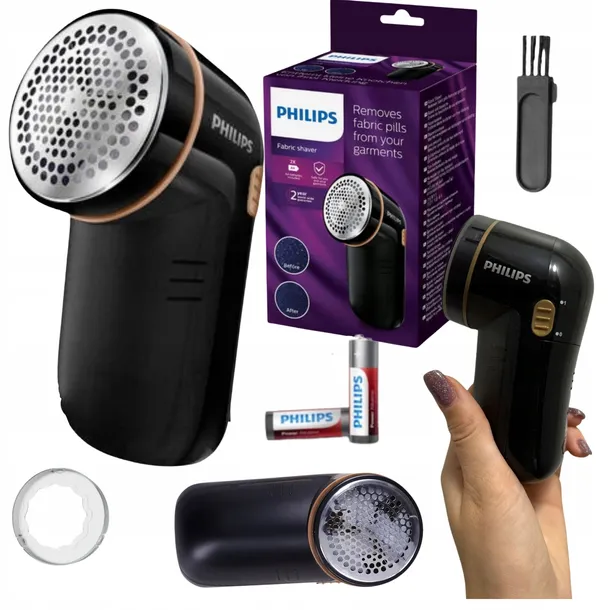 mocna-golarka-do-ubran-philips-stan-nowy-kolor-dominujacy-czarny