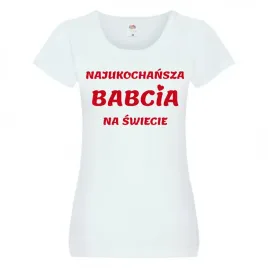 koszulka-damska-najukochansza-babcia-t-shirt-m
