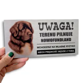 tabliczka-uwaga-pies-terenu-pilnuje-nowofundland-p019