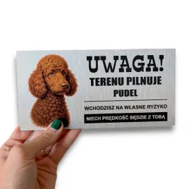 tabliczka-uwaga-pies-terenu-pilnuje-pudel-p023