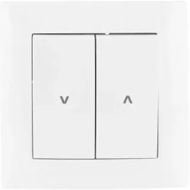 lacznik-zaluzjowy-pojedynczy-dwuklawiszowy-vcx-lc-12-bialy