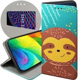 etui-z-klapka-do-oppo-find-x5-wzory-leniwiec-smieszne-wewnetrzne-zwierze