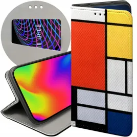 etui-do-google-pixel-7-pro-wzory-piet-mondrain-abstrakcja-geometria-futeral