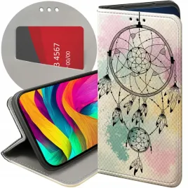 etui-z-klapka-do-google-pixel-7-pro-wzory-boho-lapacz-snow-piora-futeral