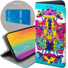 etui-z-klapka-do-google-pixel-7-pro-wzory-psycho-lsd-psychodelic-grzybki