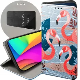etui-z-klapka-do-google-pixel-7-pro-wzory-flaming-flamingi-ptaki-futeral