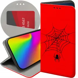 etui-z-klapka-do-google-pixel-7-pro-wzory-pajak-spider-pajeczyna-futeral