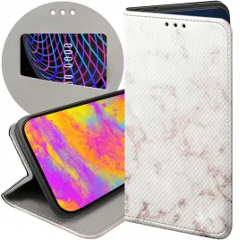 etui-z-klapka-do-google-pixel-7-pro-wzory-biale-kamien-ksztalty-futeral