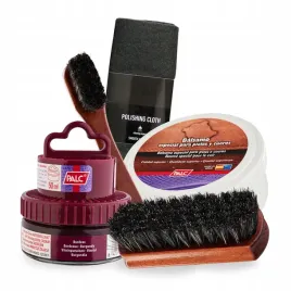 tluszcz-i-bordowa-pasta-do-butow-szczotki-szmatka-palc-zestaw-5w1
