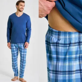 pizama-meska-bawelniana-ciepla-dluga-polski-produkt-taro-mark-4xl