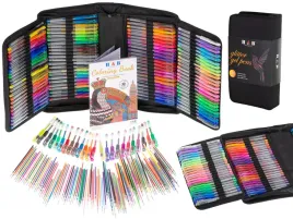 dlugopisy-zelowe-zestaw-kolorowe-dlugopisy-w-etui-120-szt-wklady-120-szt