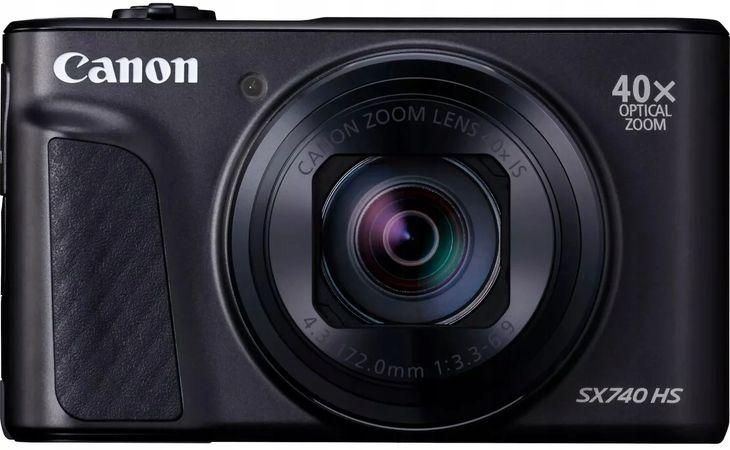 Kompaktowy aparat Canon PowerShot SX740 HS Lite Edition 4K (Czarny)