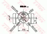cylinderek-hamulcowy-bwf252-trw-stan-nowy