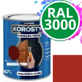 farba-bezposrednio-na-rdze-korostyl-0-7l-polysk-czerwony-ciemny-ral-3000