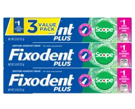 klej-do-protez-zebowych-mocujacy-mocny-fresh-scope-plus-fixodent-3-pak-57-g