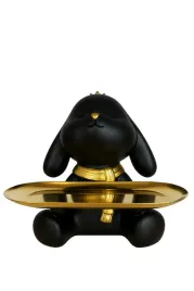 czarna-figurka-krolik-organizer-na-cukierki-klucze-drobiazgi-bizuterie