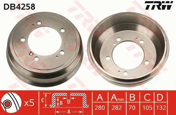 beben-hamulcowy-db4258-trw-producent-czesci-trw