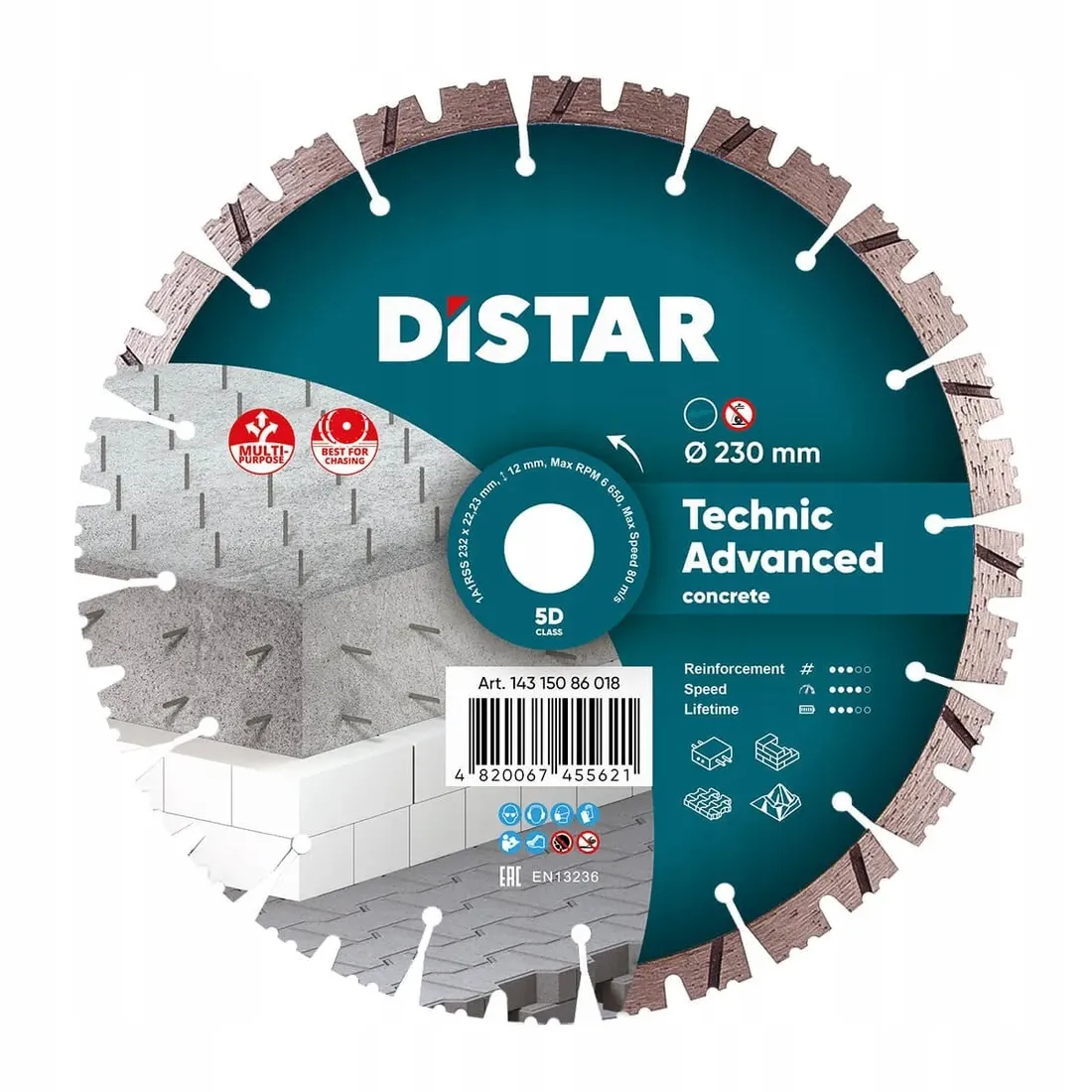 tarcza-diamentowa-230mm-distar-technic-advanced