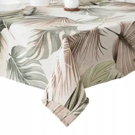 obrus-plamoodporny-120x160-tropikalne-liscie-bez-zielony-bawelniany-na-stol
