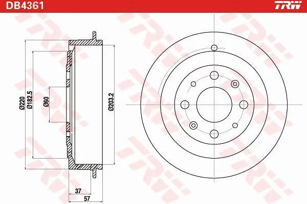 beben-hamulcowy-db4361-trw-jakosc-czesci-zgodnie-z-gvo-q-oryginal-z-logo-producenta-czesci-oem-oes