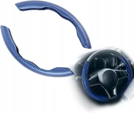 oslona-na-kierownice-15-cali-antyposlizgowa-karbonowa-carbon-niebieska