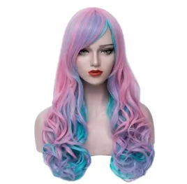 peruka-ombre-kobieca-rozowo-niebieska-dluga-falowana-70cm-bez-grzywki