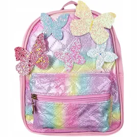 plecak-plecaczek-dzieciecy-kolorowy-do-przedszkola-motylki-3d-rozowy