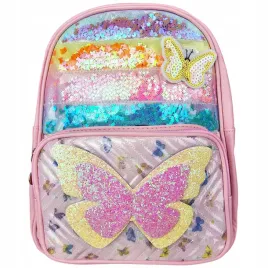 plecak-plecaczek-dzieciecy-kolorowy-motylki-3d-cekiny-rozowy