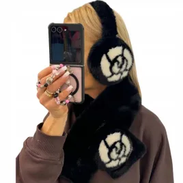 komplet-zestaw-szalik-nauszniki-zimowe-futerko-cieple-mieciutkie-roza