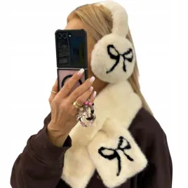 komplet-zestaw-szalik-nauszniki-zimowe-futerko-cieple-mieciutkie-kokarda