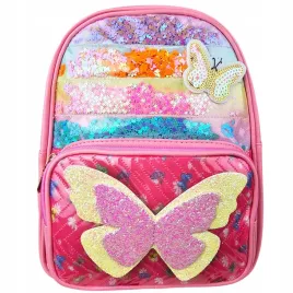 plecak-plecaczek-dzieciecy-kolorowy-motylki-3d-cekiny-rozowy