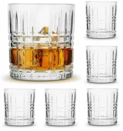 szklanki-niskie-do-whisky-drinkow-soku-luxito-grid-290ml-6szt