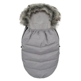 spiwor-do-wozka-new-baby-z-futerkiem-jasno-szary