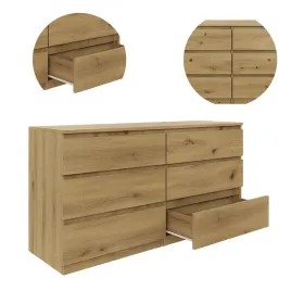 komoda-140-cm-szafka-rtv-6-szuflad-dab-artisan-szafka