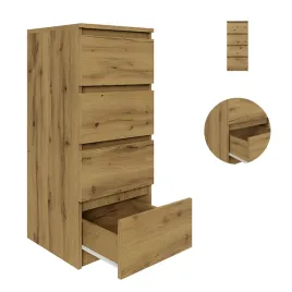 komoda-z-szufladami-40x97x40cm-szafka-regal-slupek-4-szuflady-dab-artisan