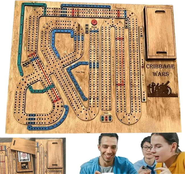 gra-planszowa-cribbage-wars-tablica-material-drewno