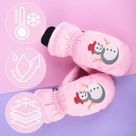 rekawiczki-dzieciece-narciarskie-zimowe-jednopalczaste-12-cm-jasnorozowe