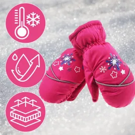 rekawiczki-dzieciece-narciarskie-zimowe-rozowe-rekawice-jednopalczaste-ciep