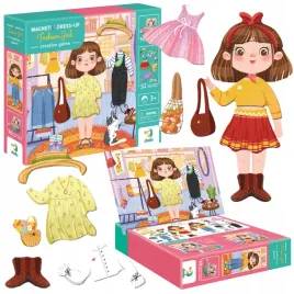 gra-magnetyczna-ubieranka-mocna-dziewczynka-tablica-magnetyczna-magnesy