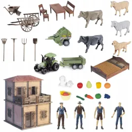 duzy-zestaw-farma-gospodarstwo-domek-rolnicy-zweirzeta-gosposia-akcesoria