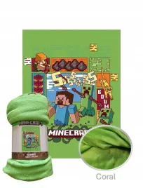 kocyk-dzieciecy-minecraft-130-x-170-cm-halantex-stev-creeper-gra-tnt-koc