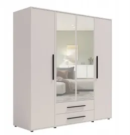 szafa-4d-garderoba-200cm-kaszmir-biala-czarna-dab-artisan-makson-gb
